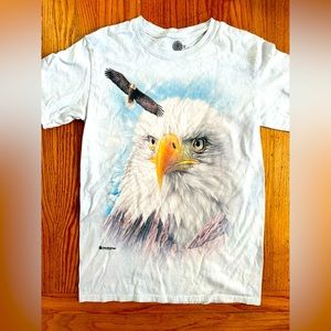 The Mountain Bald Eagle Tie Dye AOP t-shirt